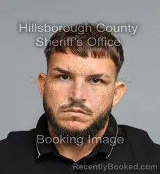 Mugshot of JORGE PENA CANALS booked in Hillsborough County, Florida on June 3, 2026