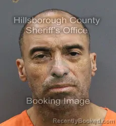 Mugshot of JUSTO JR QUILES booked in Hillsborough County, Florida on June 3, 2026