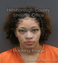 Mugshot of MIRACLE JADE RIVERA booked in Hillsborough County, Florida on June 4, 2026
