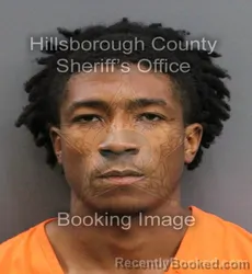 Mugshot of RACHARD ALFONSO ROWE booked in Hillsborough County, Florida on June 4, 2026