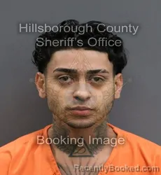 Mugshot of EVER OTONIEL MARTINEZ PACHECO booked in Hillsborough County, Florida on June 5, 2026