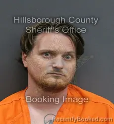 Mugshot of BRADY AUDRIC VOLKMAN booked in Hillsborough County, Florida on June 5, 2026