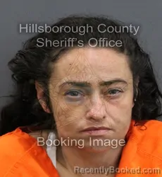 Mugshot of ASHLEE NICOLE PARRIS booked in Hillsborough County, Florida on June 5, 2026