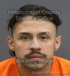 Mugshot of BERNABE MONDRAGON VELASQUEZ booked in Hillsborough County, Florida on June 5, 2026