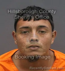 Mugshot of AXEL DANIEL GOMEZ RIVERA booked in Hillsborough County, Florida on June 6, 2026