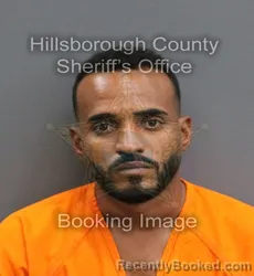 Mugshot of SAMUEL REGAL CORDERO booked in Hillsborough County, Florida on June 6, 2026