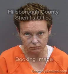 Mugshot of ERICA IRENE GLADE booked in Hillsborough County, Florida on June 6, 2026