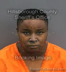 Mugshot of NYA SHAUNIECE JACKSON booked in Hillsborough County, Florida on June 6, 2026