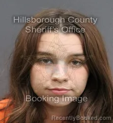Mugshot of HAILEY PAIGE BURNHAM booked in Hillsborough County, Florida on June 6, 2026