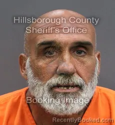 Mugshot of THOMAS PATRICK THIBAULT booked in Hillsborough County, Florida on June 7, 2026