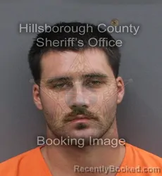 Mugshot of JACOB DESTIN MILEY booked in Hillsborough County, Florida on June 7, 2026