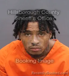 Mugshot of TERRENCE FORNORIS ROBERTS booked in Hillsborough County, Florida on June 7, 2026