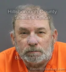 Mugshot of CARL EDWARD GARRETT booked in Hillsborough County, Florida on June 8, 2026