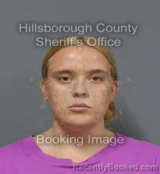 Mugshot of EMMA ROSE DONAHEY booked in Hillsborough County, Florida on June 8, 2026