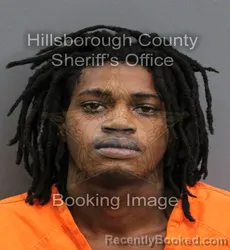 Mugshot of JEREMIAH MYKEL ACKON booked in Hillsborough County, Florida on June 8, 2026