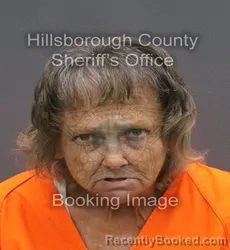 Mugshot of PAMELA COURTNEY ROGERS booked in Hillsborough County, Florida on June 8, 2026