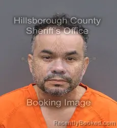 Mugshot of EDUARDO VIDAL ZAPATA booked in Hillsborough County, Florida on June 9, 2026