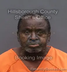 Mugshot of WALLACE DURAN WASHINGTON booked in Hillsborough County, Florida on June 9, 2026