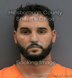 Mugshot of ALEJANDRO PACHECO ALVAREZ booked in Hillsborough County, Florida on June 9, 2026