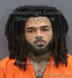 Mugshot of KRISTOPHER LAMAR HARDEN booked in Hillsborough County, Florida on June 9, 2026
