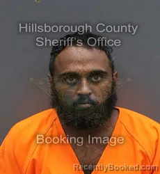 Mugshot of MARK TIMOTHY RAMLOCHAN booked in Hillsborough County, Florida on June 9, 2026
