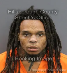 Mugshot of AUNDAI CHARLES LOVETT booked in Hillsborough County, Florida on June 9, 2026