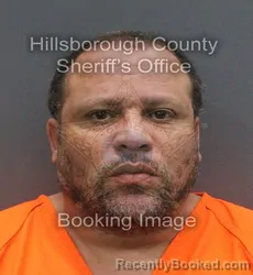 Mugshot of ROBERTO ANTONIO RODRIGUEZ booked in Hillsborough County, Florida on June 10, 2026