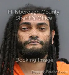 Mugshot of DIONTAY RASHAD BOWERS booked in Hillsborough County, Florida on June 10, 2026