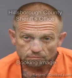 Mugshot of KEVIN SCOTT SR WEATHERLY booked in Hillsborough County, Florida on June 10, 2026