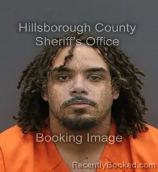 Mugshot of JULYAN ISSAC EILAND booked in Hillsborough County, Florida on June 10, 2026