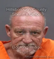 Mugshot of JIM WESLEY HARTLEY booked in Hillsborough County, Florida on June 10, 2026