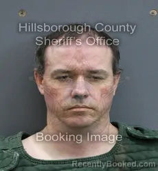 Mugshot of JOEL MARVIN THOMPSON booked in Hillsborough County, Florida on June 10, 2026