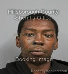 Mugshot of JARHEAL AVONDERAE SYLVESTER booked in Hillsborough County, Florida on June 10, 2026