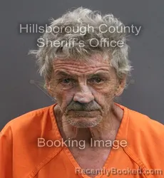 Mugshot of ROBERT DEAN RUDISILL booked in Hillsborough County, Florida on June 10, 2026