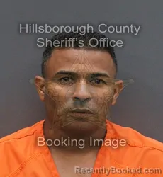 Mugshot of YIRIEL GOMEZ ARANGO booked in Hillsborough County, Florida on June 10, 2026
