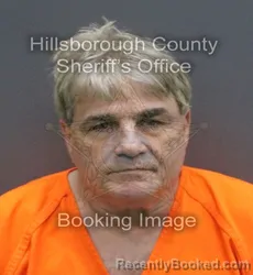 Mugshot of DENNIS PAUL TUCKER booked in Hillsborough County, Florida on June 10, 2026