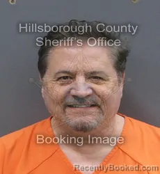 Mugshot of RICHARD JULES ONEILL booked in Hillsborough County, Florida on June 11, 2026