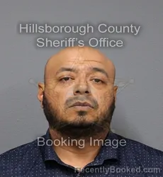 Mugshot of JOSE ROGELIO MORA booked in Hillsborough County, Florida on June 11, 2026
