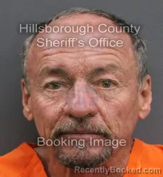 Mugshot of GARY ALAN GROOM booked in Hillsborough County, Florida on June 12, 2026