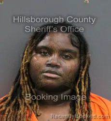 Mugshot of IESHA NAOMI KINDER booked in Hillsborough County, Florida on June 12, 2026