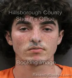 Mugshot of ANGELO GABRIEL RIVERA booked in Hillsborough County, Florida on June 12, 2026