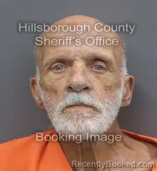 Mugshot of ROD ALLEN HAMM booked in Hillsborough County, Florida on June 12, 2026