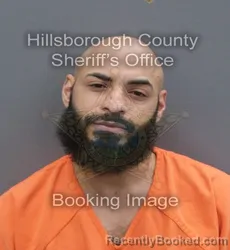 Mugshot of RODDY VARGAS booked in Hillsborough County, Florida on June 12, 2026