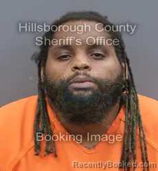 Mugshot of DEANDRE JACKSON booked in Hillsborough County, Florida on June 12, 2026