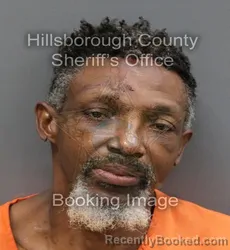 Booking photo from Hillsborough County, Florida