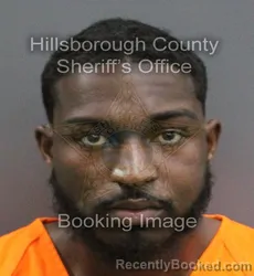 Mugshot of JAHMIR KEYSHAUN SIMMONS booked in Hillsborough County, Florida on June 13, 2026