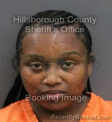 Mugshot of GRESHAWN RONESHA HILL booked in Hillsborough County, Florida on June 13, 2026