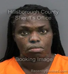 Mugshot of BRIANA LAVERNE BAKER booked in Hillsborough County, Florida on June 13, 2026
