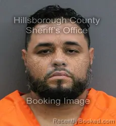 Mugshot of JUAN MARCOS VAZQUEZ HERNANDEZ booked in Hillsborough County, Florida on June 13, 2026
