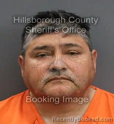 Mugshot of ARMANDO ARANZOLO AVENDANO booked in Hillsborough County, Florida on June 13, 2026